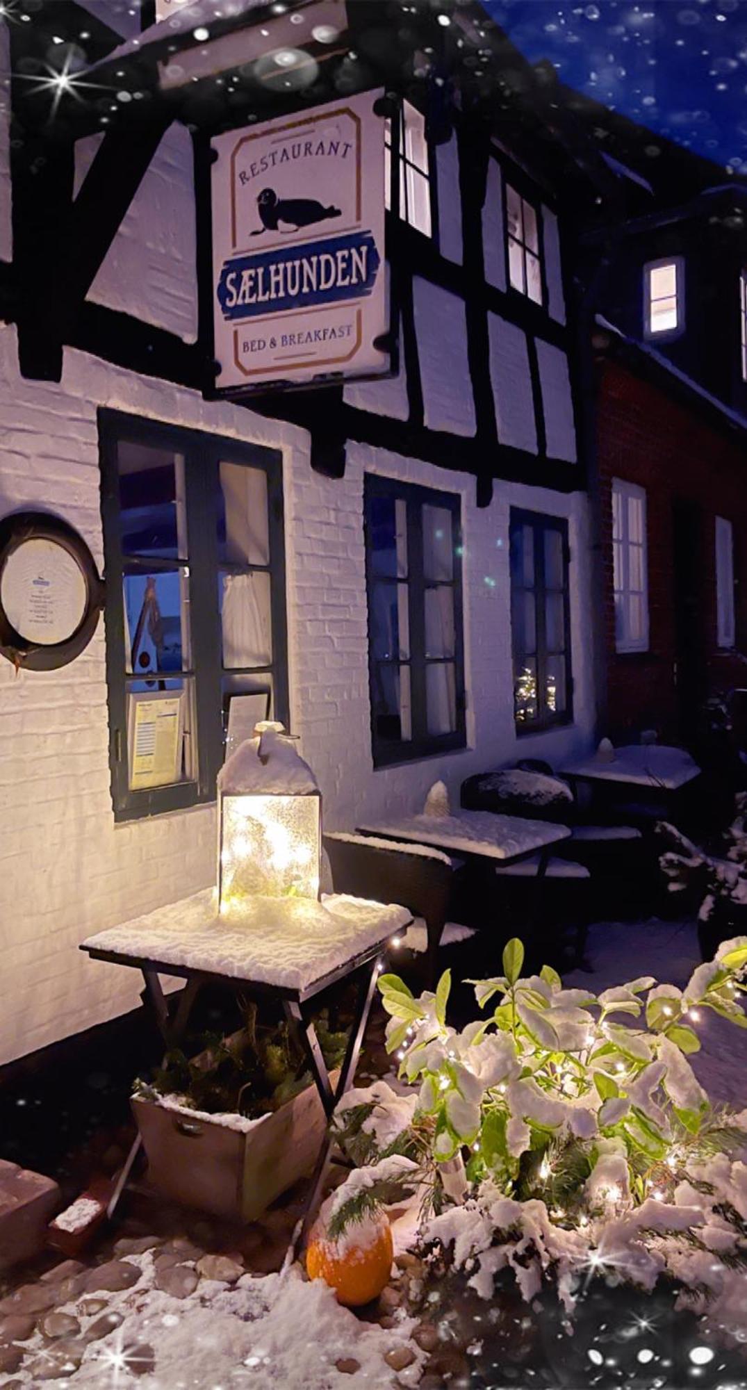 Restaurant Saelhunden Bed & Breakfast Ribe Ngoại thất bức ảnh